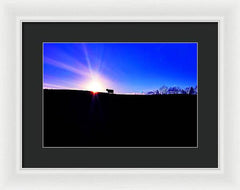 Devon Sunset - Framed Print