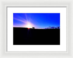 Devon Sunset - Framed Print