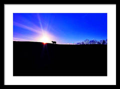 Devon Sunset - Framed Print