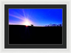 Devon Sunset - Framed Print