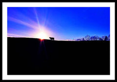 Devon Sunset - Framed Print