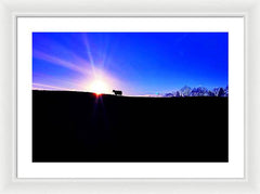 Devon Sunset - Framed Print