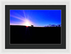 Devon Sunset - Framed Print