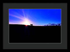 Devon Sunset - Framed Print