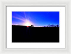 Devon Sunset - Framed Print