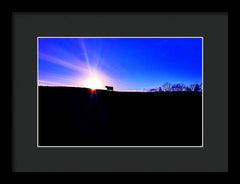Devon Sunset - Framed Print