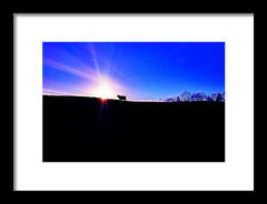 Devon Sunset - Framed Print