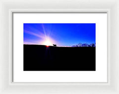 Devon Sunset - Framed Print