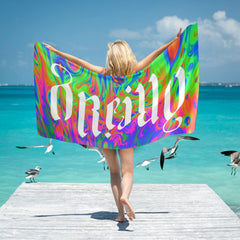 O'Reilly giant white Ambi Beach Towel
